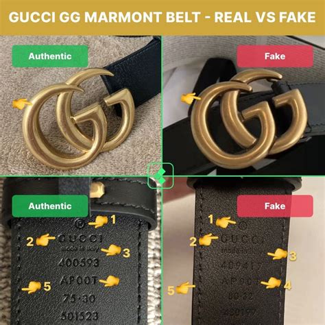 how to tell fake gucci belt|gucci marmont belt spotting.